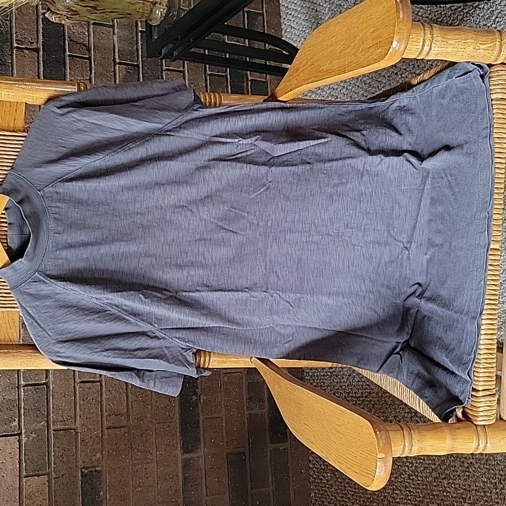 Universal Thread, short sleeve, gray, mock neck, T Shirt dress, size M - Picture 4 of 10